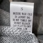 Pink Lily  size small women’s oversized grey sweater with front pocket side slots Photo 6