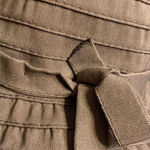 Scala  Large Brim Sun‎ Hat Neutral Brown Packable Textured Logo Tie Photo 0