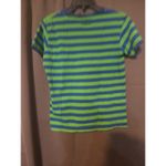 Catalina Vintage Shirt Womens Medium Blue Green Striped 70s 80s Photo 1