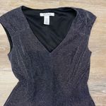 White House | Black Market Black Silver Glitter Dresss Size XXS Photo 2