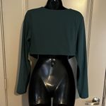 Aerie Women's XL OFFLINE Green LS Crop Photo 2