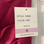 Taylor Elegant Maxi Pink Sleeveless Dress size 6 length 47” bust 32”brand new Photo 2