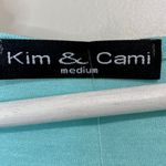 Kim And Cami Women’s 3/4 Sleeve Flowy Shirt Light Blue Size Medium NWT FLAW Photo 3