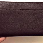 Kate Spade  Burgundy Zipper Wallet Photo 1