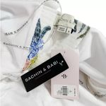 Sachin + Babi for BHLDN Blaine Taffeta Square-Neck Midi Dress, Ivory Combo, SM Photo 10