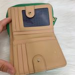 Kate Spade  Green Leather Zip Around Wallet Photo 1