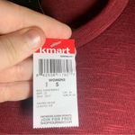 Joe Boxer NWT Maroon/Red Lace Accent Top size Small Photo 2