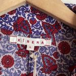XiRENA Grady Romper Nichols Floral Cotton Belted Purple Size L Photo 4