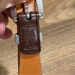 Brighton  ML/32 Multicolored Calf Hair Leather Belt Western Boho Signature Chic Photo 3