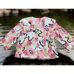 Norton Mcnaughton Y2k Shabby Chic  Blazer XL ? Barbie Pink Butterfly Cottagecore Photo 6