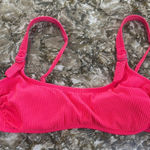 Xhilaration  Pink Sporty Ribbed Bikini Top / E45 Photo 0