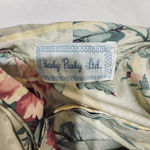 Hanky Panky Vintage 80s Robe Women's  floral long belted pockets lounge cottage Photo 6