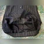 Vintage 90s Worthington pinstriped sleeveless button down vest dress, size 12 Black Photo 7