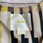 Anthropologie Maeve Otta Geometric Pleated Silk Dress Sz 4 Photo 3