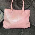 Tory Burch Pink Tote Bag with Signature Logo satchel Barbie, staple piece Photo 1
