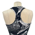 Lululemon  Cool Racerback Tank Static‎ Mist White Black Size 6 Photo 4