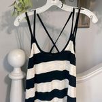 Rue 21 Black and White Striped Women's Flowy Tank Top NEW Photo 3