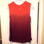 Boutique Ombré Fringe Tank Orange Magenta Sunset Fade Photo 4