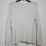 Velvet by Grahm & Spencer Gray Sweater Ribbed Medi Medium Photo 0