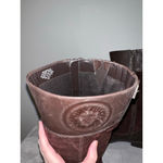 Anne Klein Women's Brown Leather Suede Heeled Boots Size 9 Photo 9