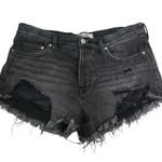 We The Free Womens 28 Loving Good Vibrations Button Fly Jean Shorts Photo 0