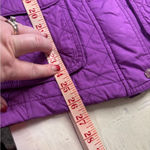 Peter Millar  Women’s Size Small Quilted Golf Vest Full Zip Pockets Lined Purple Photo 3