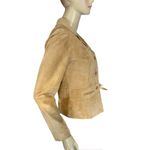 MARGARET GODFREY VINTAGE 1990'S TAN BLAZER STYLE SUEDE JACKET (PS) Size undefined Photo 3