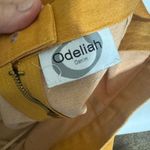 Odeliah Denim Orange Maxi Skirt Ruffle metallic hem long sz XL Western Cowgirl Photo 5