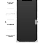 Checkered Mother of Pearl iPhone 15 Pro Phone Case Black Photo 4