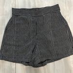 Max Studio  Black and White High Waist Shorts Photo 0