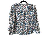 River Island Floral Ruffle Blouse Sz10 (US6) Photo 3