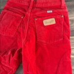 Wrangler wanderer high rise flare Red Flare corduroy Jeans size 27 Photo 8