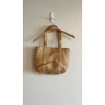 Draper James  Tan Everyday Straw Tote Bag OS Photo 1