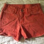 Levi’s orange denim shorts Photo 0