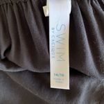 Cacique  Black Jumpsuit 14 16 Wide Leg Spaghetti Strap Stretchy Photo 7