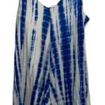 Annalee + Hope  Blue White Tie Dye Romper Medium Photo 0