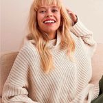 Aerie  Oversized Chenille Turtleneck Sweater size XS Photo 0