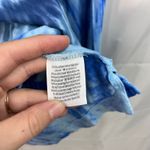 PINK - Victoria's Secret  women's blue tie dyed pullover hooded casual shirt large Photo 4