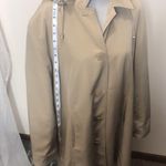 Regent park tan button up trench coat size large​ Photo 7
