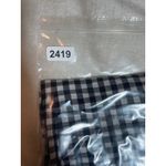 ZARA Womens Crop Top XS Black White Gingham Check Ruffle Sleeve Preppy Coastal Photo 11