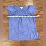 Dress Barn - Purple Cap Sleeve Scoop Neck Blouse Size S Photo 5