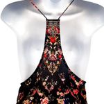 Camilla T Back Shoestring Tank Top A Girl Like You Crystal Beaded 100% Silk Photo 6