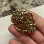 Vintage Avon Brooch Pin Purple Rhinestone Gold Tone Costume Jewelry Photo 8