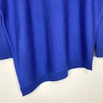 Eileen Fisher Sz S M Oversized Purple Merino Wool Sweater Cowl Neck Pullover Photo 3