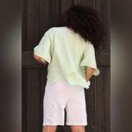 Adeptt Women's Rowan's Linen Assymetrical Blouse Tea Green XL Lagenlook Oversize Photo 1