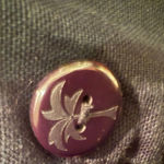 Hearts of Palm Embroidered Floral Denim Jacket Women's Size S Dark Blue Cotton Black Photo 3