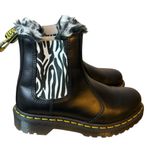 Dr. Martens  Zebra Leonore Chelsea Ankle Boots Photo 0