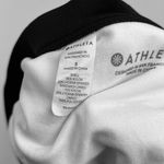 Athleta Chevron Black White Striped Print Bikini Bottom Swimsuit Swimwear Sz S Photo 4