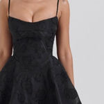 House Of CB  'Serenita'‎ Black Floral Lace Back Mini Dress NWOT Size S Photo 0