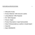 wilson's leather  | Natalie Thinsulate Genuine Leather Jacket Full Zip Black L Photo 8